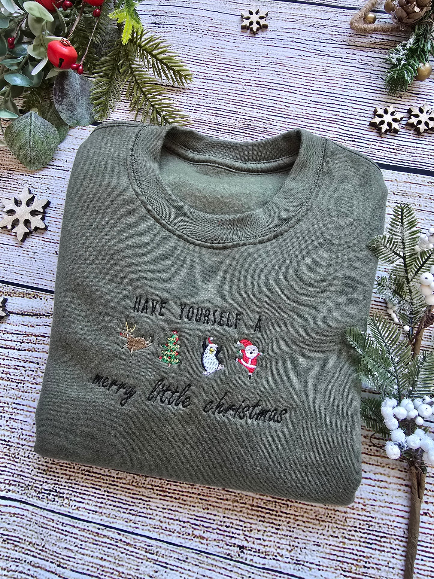 Festive Embroidery - Adult's Hoodies