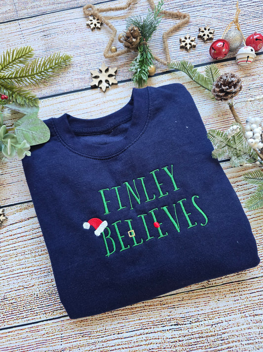 Festive Embroidery - Children's Sweatshirts