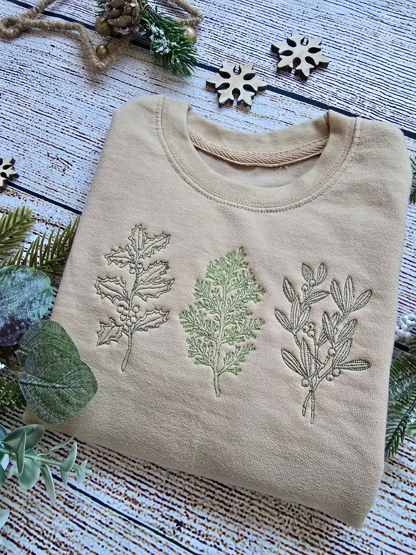 Festive Embroidery - Adult's Hoodies