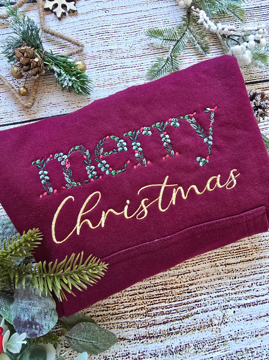 Festive Embroidery - Adult's Sweatshirts