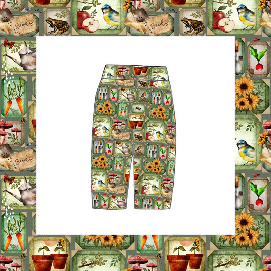 Cycle Shorts - Country Garden Scrapbook