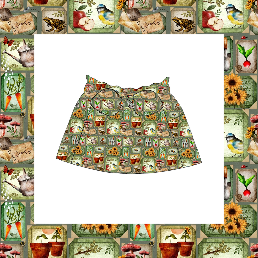 Paperbag Skirt - Country Garden Scrapbook