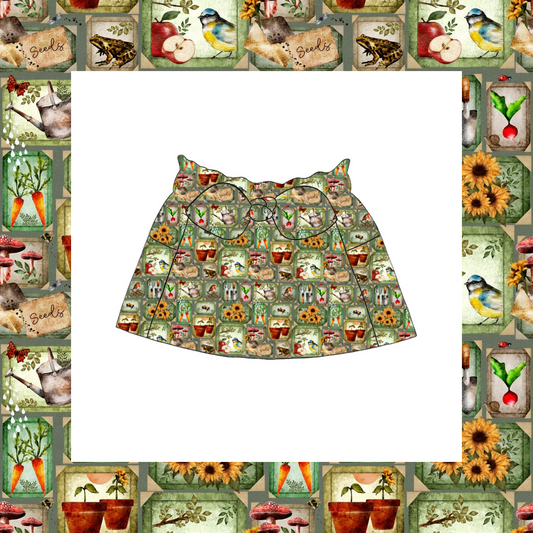 Paperbag Skirt - Country Garden Scrapbook