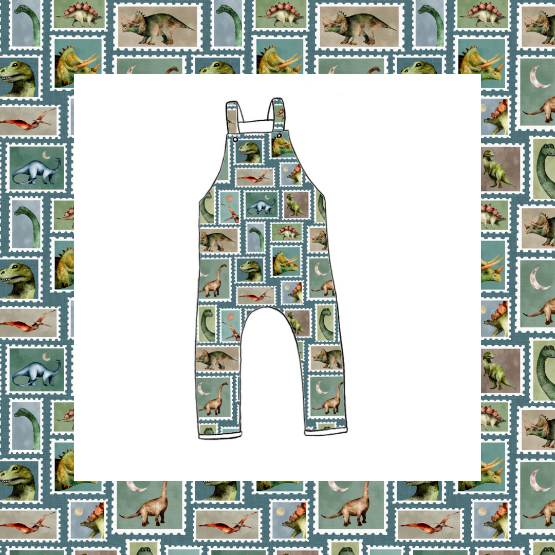 Long Dungarees - Prehistoric Stamps