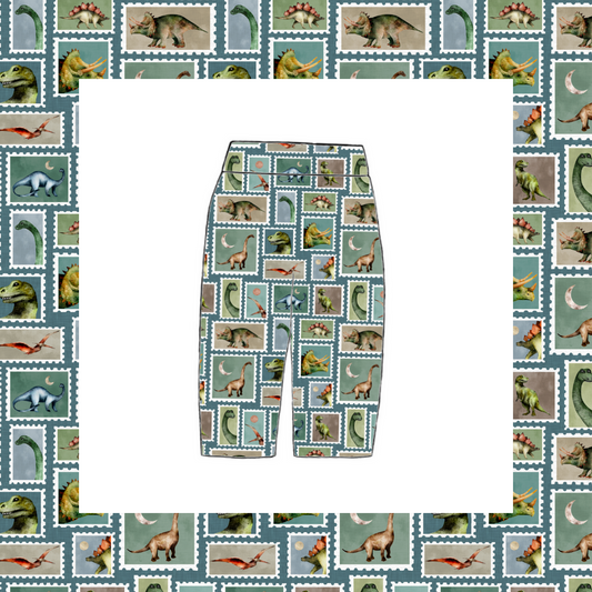 Cycle Shorts - Prehistoric Stamps