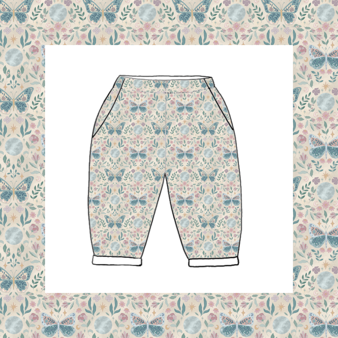 Vintage Pocket Pants - Fleur