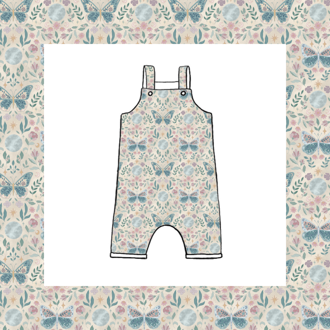 Short Dungarees - Fleur