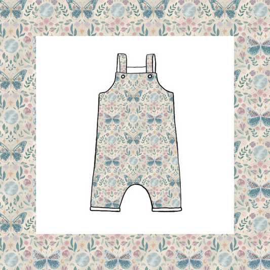 Short Dungarees - Fleur