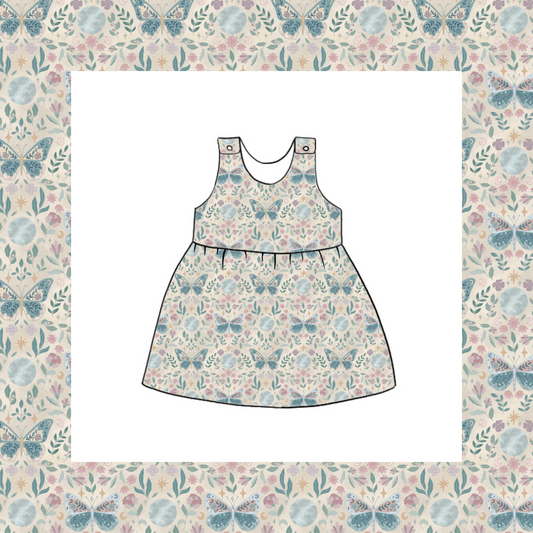 Pinafore Dress - Fleur