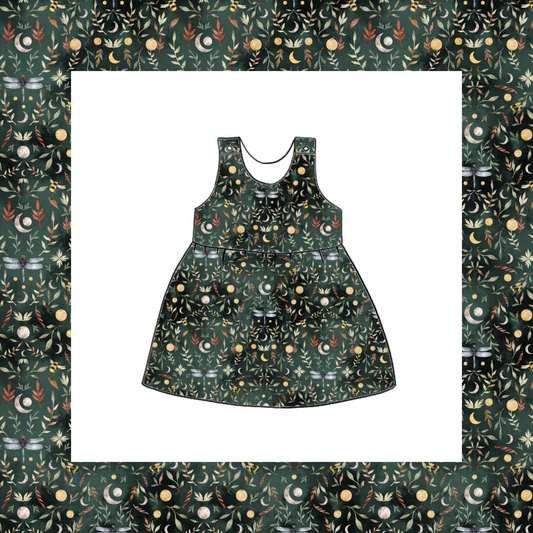 Pinafore Dress - Spring Daze