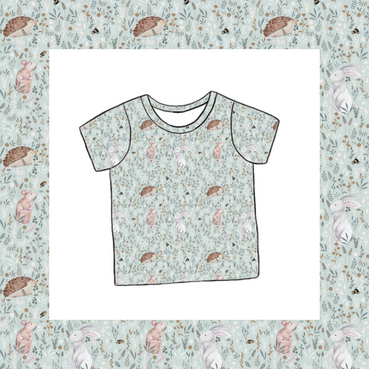 Short Sleeved T-Shirt - Wildflower Meadow