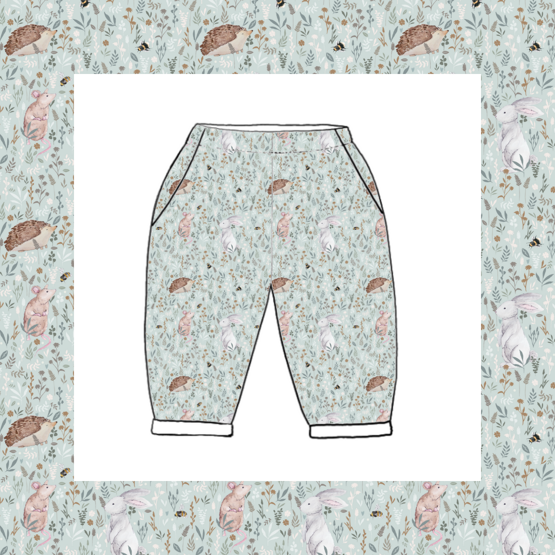 Vintage Pocket Pants - Wildflower Meadow