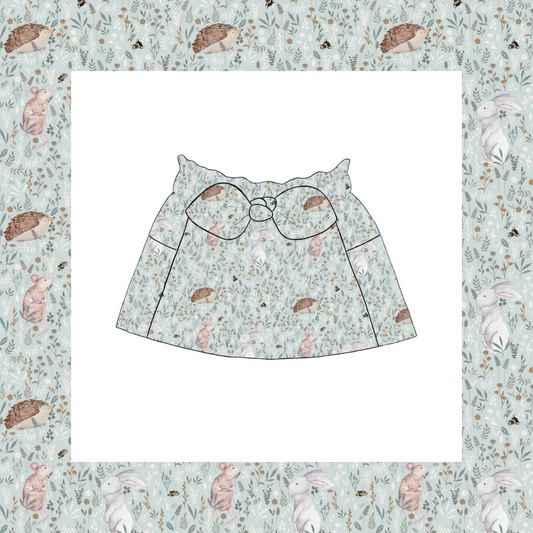 Paperbag Skirt - Fleur