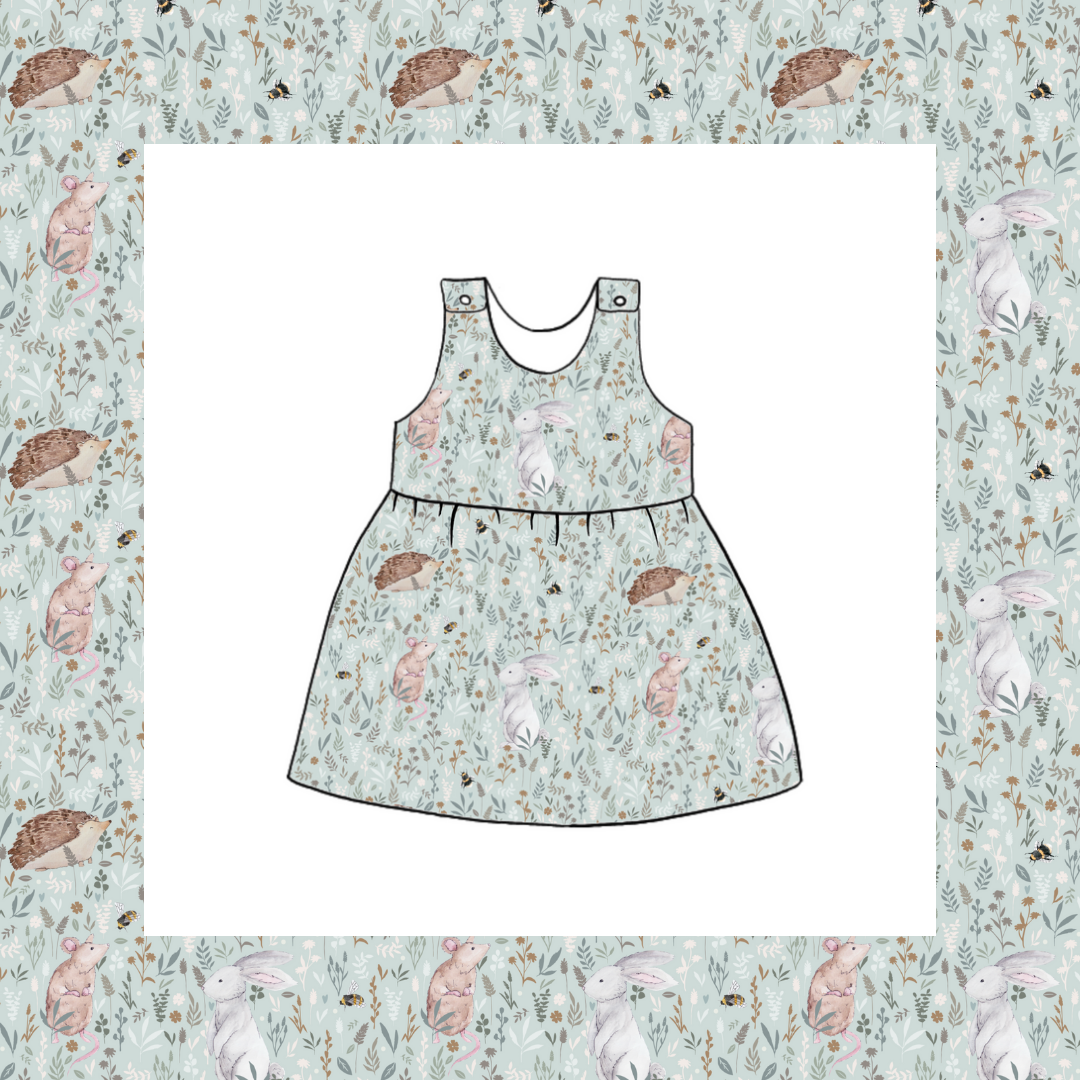 Pinafore Dress - Wildflower Meadow