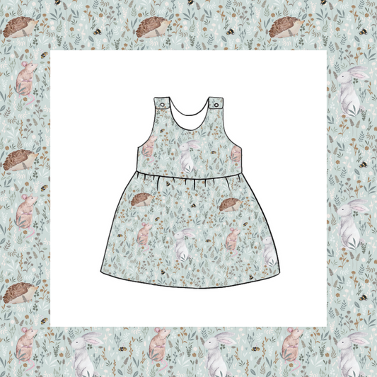 Pinafore Dress - Wildflower Meadow