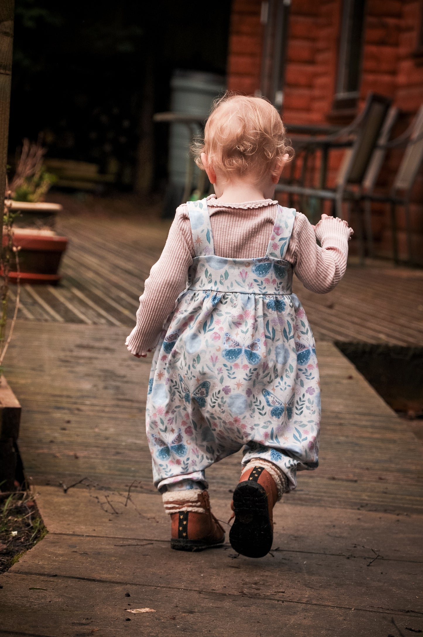 Short Sleeved Twirly Dress - Fleur