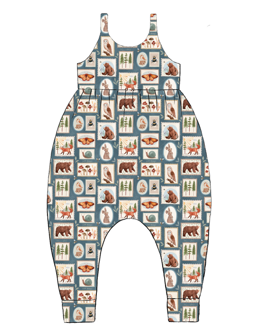 Napa Romper - Wild Stamps
