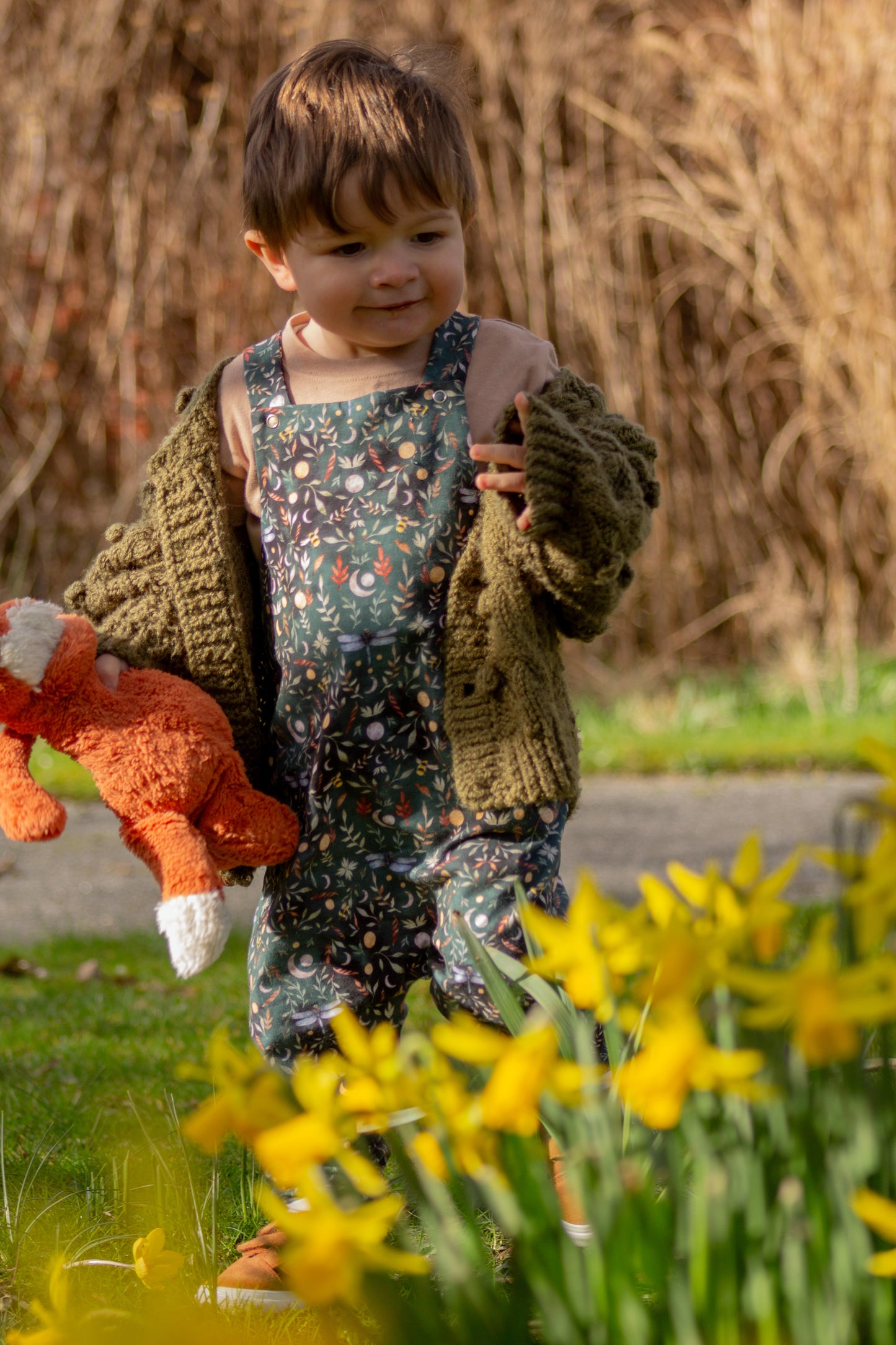 Short Sleeved Twirly Dress - Spring Daze