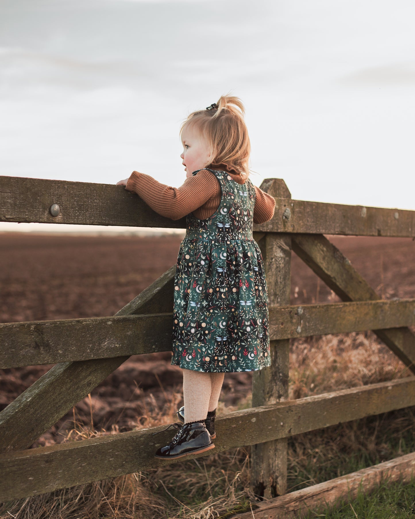 Pinafore Dress - Spring Daze